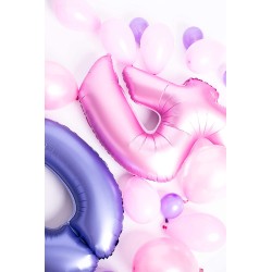 Palloncino Foil Blu Metallizzato Opaco, Satinato, Numero 2, 34&quot; - 86 cm,1 pz, 5FL65922