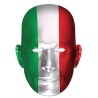 Italy Flag Card Mask, â€ŽGreen, White, Red, 1 pz, 5MAITALY01