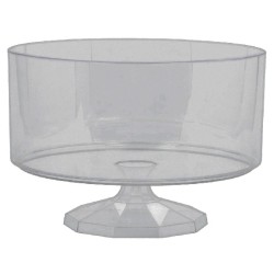 Contenitore plastica tondo, 18 x 13 cm Trasparente 1 pz, 7AM437842-86