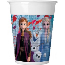 Bicchiere plastica 200 ml Frozen II SUP 8 pz, 5PR93551