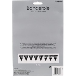 Festone Bandierine plastica 400 x 23 cm Sparkling Celebrations 60, 1 pz, 7AM9900570