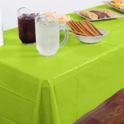 Tovaglia plastica 137 x 274 cm Verde Lime 1 pz, 8C723123