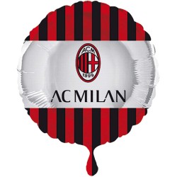 Pallone foil 17&quot; - 43 cm Milan 1 pz, 6B800005