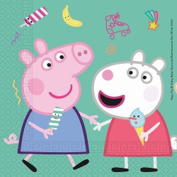 Tovagliolo 33 cm Peppa Pig Messy 20 pz, 5PR91034