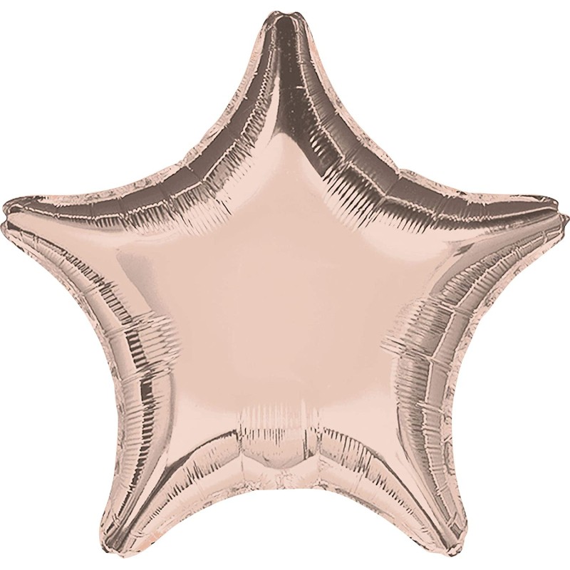 Pallone foil 17" - 42 cm Stella Rose Gold - CONFEZIONATO SINGOLARMENTE 1 pz, 7A3618701