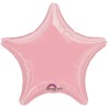 Pallone foil 17" - 42 cm Stella Rosa Pastello CONFEZIONATO SINGOLARMENTE 1 pz, 7A0690201