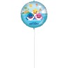 Pallone foil 18&quot; - 45 cm Baby Shark con PESETTO e NASTRO, 1 pz, 5PR92977