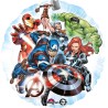 Pallone foil standard 17&quot; - 42 cm Avengers 1 pz, 7A3465501