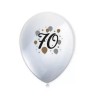 Palloncini in Lattice 27 cm Buon Compleanno 70Â°, 6 pezzi
