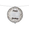 Pallone foil 18&quot; - 45 cm PERSONALISED MILESTONE con PESETTO e NASTRO, 1 pz, 5PR92414