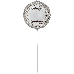 Pallone foil 18&quot; - 45 cm PERSONALISED MILESTONE con PESETTO e NASTRO, 1 pz, 5PR92414
