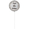 Pallone foil 18&quot; - 45 cm PERSONALISED MILESTONE con PESETTO e NASTRO, 1 pz, 5PR92414