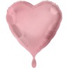 Pallone foil 17&quot; - 42 cm Cuore Rosa pastello CONFEZIONATO SINGOLARMENTE 1 pz, 7A8004301