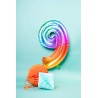 Palloncino in alluminio Yummy Gummy Rainbow Numero 9, 34" - 86 cm, Multicolore, 1 pz, 5FL63249