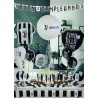 Pallone lattice bianco 24&quot; - 60 cm JUVENTUS, 1 pz, 6B900002