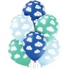 Pallone lattice 12" - 30 cm Nuvolette Boy 3 colori assortiti - Retail 6 pz, 5BE5000256