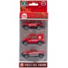 Giochi Preziosi - Vigili Del Fuoco-Set Di 3 Veicoli Die Cast Mod1 Fantasia A Ruota Libera In Scala 1:64 Con Livrea Originale Dei