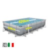 PISCINA FUTURA 550 - 520x265 H 125 (made in Italy) New plast