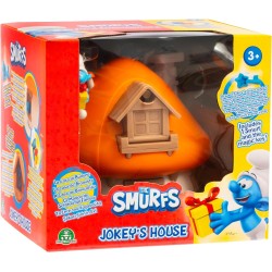 Giochi Preziosi - Puffi, Casa Magica che si apre, con 1 statuetta 5,5 cm e accessori, modelli casuali, giocattoli per bambini da