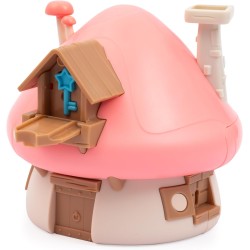 Giochi Preziosi - Puffi, Casa Magica che si apre, con 1 statuetta 5,5 cm e accessori, modelli casuali, giocattoli per bambini da
