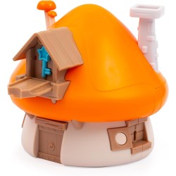 Giochi Preziosi - Puffi, Casa Magica che si apre, con 1 statuetta 5,5 cm e accessori, modelli casuali, giocattoli per bambini da