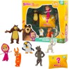 Giochi Preziosi - Masha E Orso - Set Composto Da 6 Personaggi Della Famosa Serie Tv Alti dai 5 Ai 7 Cm Ed 1 Esclusivo A Sorpresa