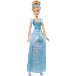 Mattel - Disney Princess - Cenerentola bambola con capi e accessori scintillanti ispirati al film, 3+ Anni, HLW06