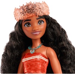 Mattel - Disney Princess - Vaiana bambola con capi e accessori scintillanti ispirati al film, 3+ Anni, HPG68