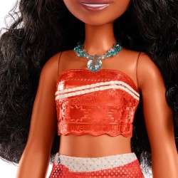 Mattel - Disney Princess - Vaiana bambola con capi e accessori scintillanti ispirati al film, 3+ Anni, HPG68