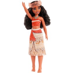Mattel - Disney Princess - Vaiana bambola con capi e accessori scintillanti ispirati al film, 3+ Anni, HPG68