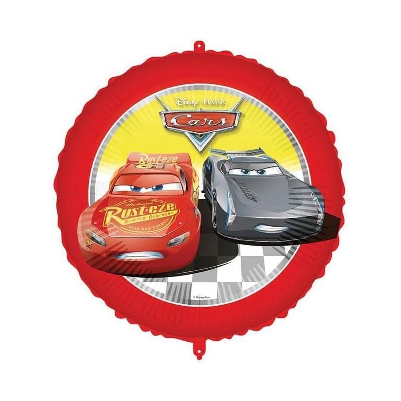 Palloncino Cars con pesetto e nastrino 18" 46 cm, 1 pz, 5PR93862 Palloncino Cars con pesetto e nastrino 18" 46 cm, 1 pz, 5PR93862
