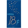 Tovaglioli di carta per 18Â° compleanno, Elegant Blu 33x33, 10 pz, 5FL66218