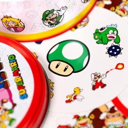 Asmodee - Dobble Super Mario, Eco-Sleeve, Divertente Gioco da Tavolo per Tutta la Famiglia, 2-8 Giocatori, 6+ Anni, Edizione in 