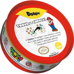 Asmodee - Dobble Super Mario, Eco-Sleeve, Divertente Gioco da Tavolo per Tutta la Famiglia, 2-8 Giocatori, 6+ Anni, Edizione in 