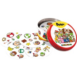 Asmodee - Dobble Super Mario, Eco-Sleeve, Divertente Gioco da Tavolo per Tutta la Famiglia, 2-8 Giocatori, 6+ Anni, Edizione in 