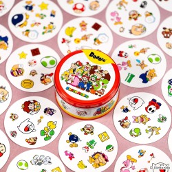 Asmodee - Dobble Super Mario, Eco-Sleeve, Divertente Gioco da Tavolo per Tutta la Famiglia, 2-8 Giocatori, 6+ Anni, Edizione in 