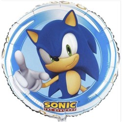 Palloncino Foil Tondo 45 cm Sonic, 7AL18053