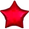 Pallone foil 17&quot; - 42 cm Stella Rossa CONFEZIONATO SINGOLARMENTE 1 pz, 7A3058401