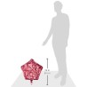 Pallone foil 17&quot; - 42 cm Stella Rossa CONFEZIONATO SINGOLARMENTE 1 pz, 7A3058401
