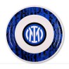 Bigiemme - Piatti in carta INTER 8 pz Ã˜ 18 cm PRODOTTO UFFICIALE