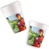 Bicchiere carta 200 ml Mighty Avengers SUP, 8 pz, 5PR93467