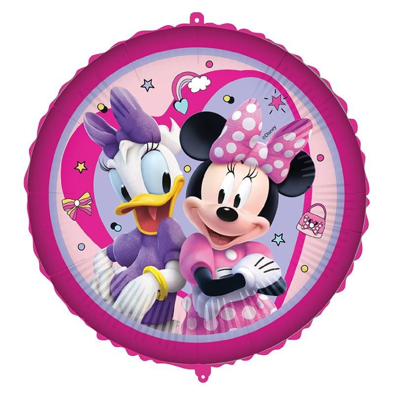 Palloncino in Foil 18" Minnie e Paperina Disney CON NASTRINO E PESETTO, 5PR93837