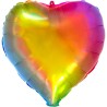 Pallone Mylar Cuore 18" 45 cm Rainbow Yummy Gummy, 66924