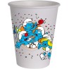 Bicchieri Carta Compostabili Puffi (200 ml), 8 Pezzi, Azzurro, Bianco, 8 pezzi, 24062