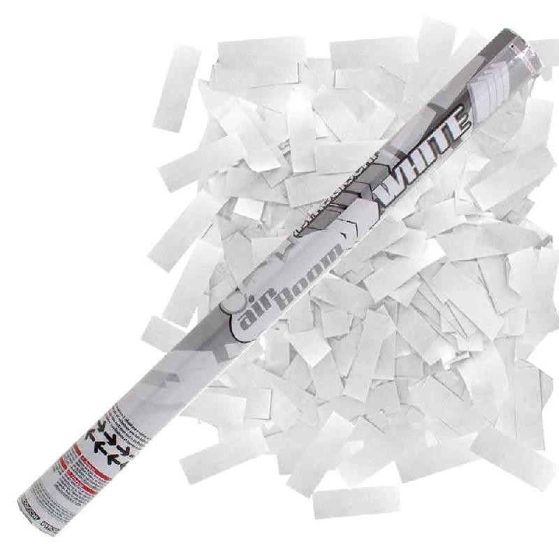 Pyrogiochi - Tubo Sparacoriandoli ad Aria Compressa AIR BOOM 60 cm BIANCO, PG43011 Pyrogiochi - Tubo Sparacoriandoli ad Aria Compressa AIR BOOM 60 cm BIANCO, PG43011