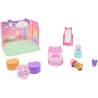 Gabby s Dollhouse, La camera da letto di Cuscigatta, mini playset stanze della casa, giochi per bambini dai 3 anni in su
