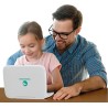 Clementoni - 16426 - Computer Kid Space Laptop - Gioco Educativo Elettronico Parlante, Laptop bambini 5 Anni, Portatile, Batteri