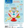 Clementoni - Volante Giocattolo per Bambini, Gira E Guida Volante AttivitÃ  - Regalo Interattivo con Luci e Suoni, Gioco con Ven