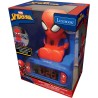 Sveglia digitale Spider-Man per Bambini con Luce Notturna Snooze e Suoni, Orologio per Bambini, Spiderman Luminoso Marvel Superh