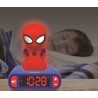 Sveglia digitale Spider-Man per Bambini con Luce Notturna Snooze e Suoni, Orologio per Bambini, Spiderman Luminoso Marvel Superh